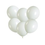 BALONY 12" LATEKSOWE BIAŁE 100SZT NA KOMUNIĘ ŚWIĘTĄ, CHRZEST