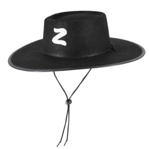 PRZEBRANIE KAPELUSZ ZORRO CZARNY KARNAWAŁ