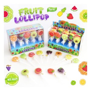 LIZAK OWOCE  FRUIT LOLLIPOP MIX (15G) 30SZT