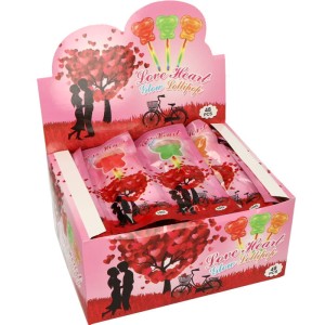 LOVE HEART LIZAK NA WALENTYNKI (10G) 48SZT