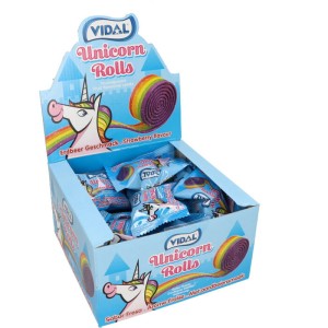VIDAL UNICORN ROLLSŻELKI TRUSKAWKOWE (19G) 24SZT