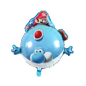 BALON FOLIOWY 18" SUPER MARIO NIEBIESKI