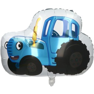 BALON FOLIOWY 22" NIEBIESKI TRAKTOR