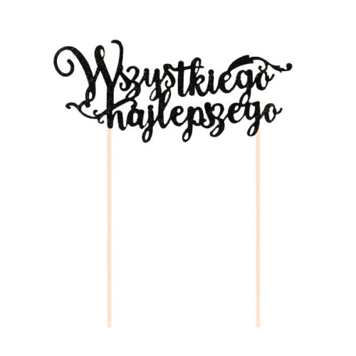 TOPPER NA TORT WSZYSTKIEGO NAJLEPSZEGO