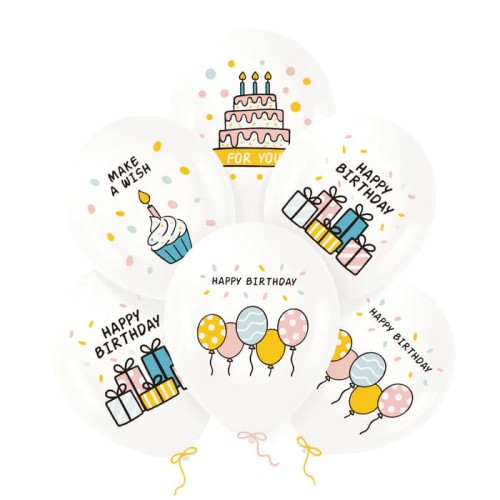 BALONY LATEKSOWE HAPPY BIRTHDAY