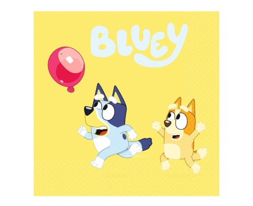 SERWETKI PAPIEROWE BLUEY