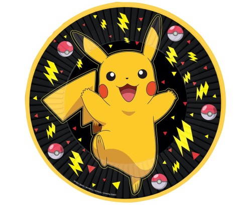 TALERZYKI PAPIEROWE POKEMON