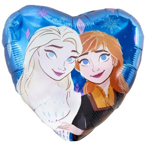 BALON FOLIOWY 18" SERCE FROZEN ANNA ELSA