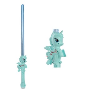 MIECZ ŚWIETLNY RÓŻDZKA ŚWIECĄCA JEDNOROŻEC MIĘTOWY 70CM