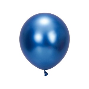 BALON BALONY 5" NIEBIESKI CHROM 100SZT