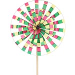 DUŻY WIATRAK WIATRACZEK OGRODOWY RETRO 76CM