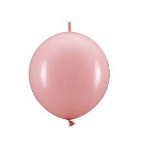 BALONY LATEKSOWE Z ŁĄCZNIKIEM 33CM JASNY RÓŻ 20SZT