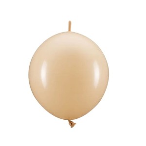 BALONY LATEKSOWE Z ŁĄCZNIKIEM 33CM NUDE 20SZT