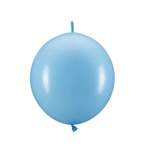 BALONY LATEKSOWE Z ŁĄCZNIKIEM 33CM JASNY NIEBIESKI 20SZT