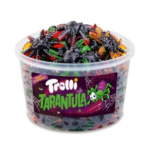 ŻELKI TROLLI TARANTULA BOX 75szt PAJĄKI NA HALLOWEEN