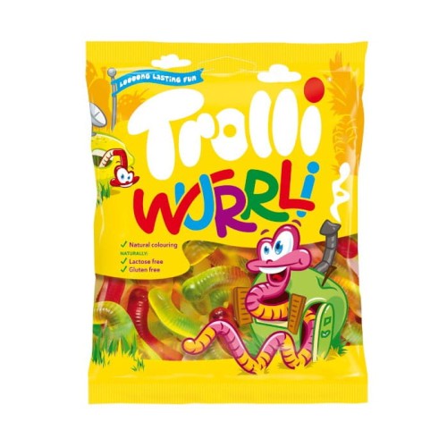 trolli żelki robaczki gąsiennice