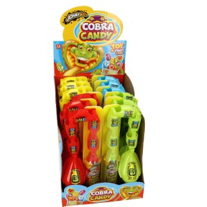 JOHNY BEE COBRA CANDY CUKIERKI KARMELKI TUTTI FRUTTI(16G) 12SZT