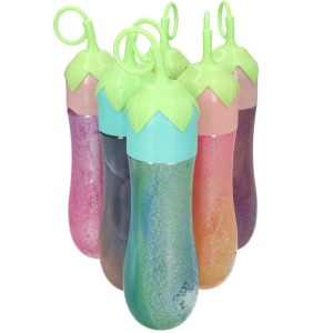 GLUTEK SLIME BAKŁAŻAN BROKATOWY MIX 6SZT