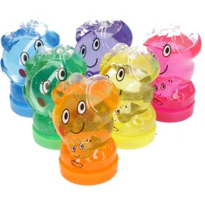 GLUTEK SLIME MINI ŚWINKA PEPPA Z BROKATEM MIX 24SZT