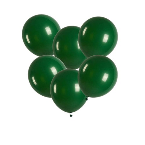 BALONY LATEKSOWE BUTELKOWA ZIELEŃ