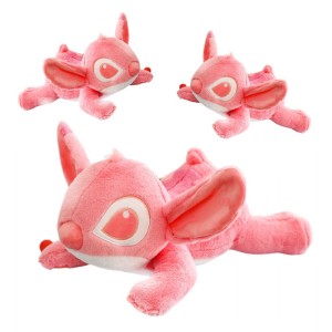 ŚPIĄCY ANGEL DUŻA MASKOTKA ZABAWKA LILO I STICH PLUSZAK PRZYTULANKA 60CM RÓŻ