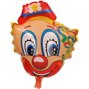 BALON 18" CLOWN KLAUN GŁOWA KLAUNA