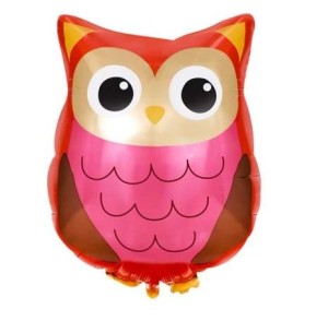 BALON FOLIOWY SOWA 45X54CM