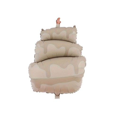 BALON FOLIOWY TORT BEŻOWY
