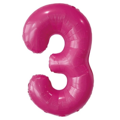 BALON FOLIOWY CYFRA 3