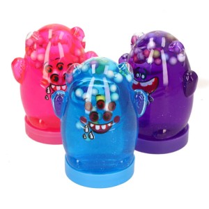 MINI GLUTEK POTWORKI Z BROKATEM I KULECZKAMI MIX 24SZT