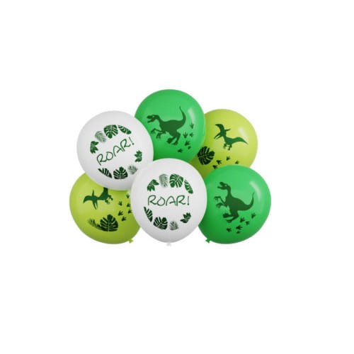 balony lateksowe dinozaur