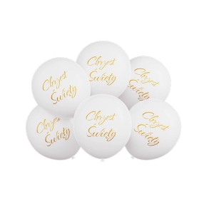 BALONY LATEKSOWE 30CM CHRZEST ŚWIĘTY 6SZT