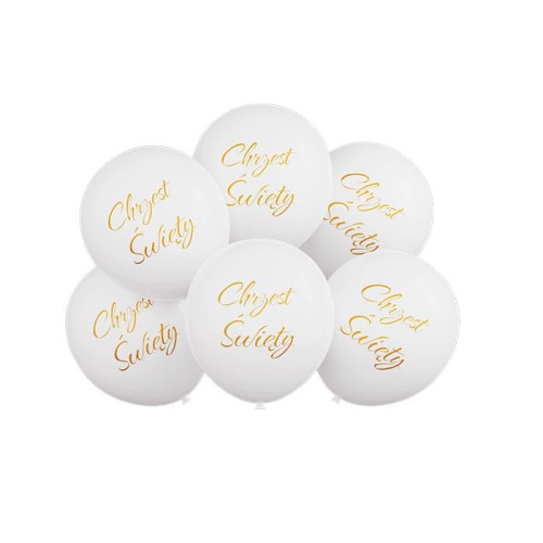 balony lateksowe chrzest święty