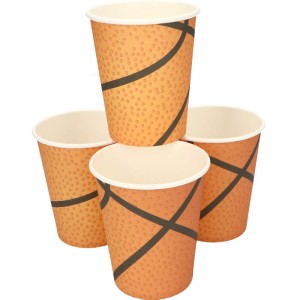 KUBECZKI PIŁKA KOSZYKOWA KOSZYKÓWKA 250ML 6SZT