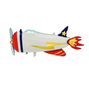 BALON FOLIOWY SAMOLOT 54X106CM