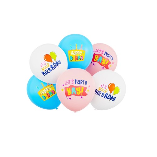 BALONY LATEKSOWE HAPPY BIRTHDAY