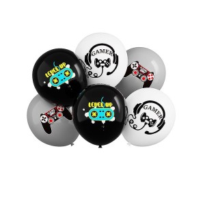 ZESTAW BALONÓW BALONY GRACZA GAME ON LEVEL UP MIX 6SZT