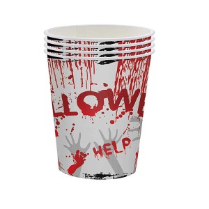 KUBECZKI NA HALLOWEEN HELP 250ML 6SZT