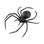 HALLOWEEN DEKORACJA PAJĄK CZARNA WDOWA 1SZT