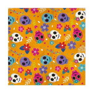 SERWETKI MEKSYKAŃSKIE HALLOWEEN 33X33CM 10SZT