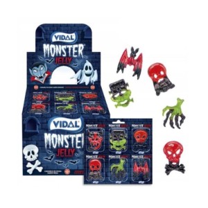 VIDAL ŻELKI  MONSTER JELLY HALLOWEEN (11G) 66SZT