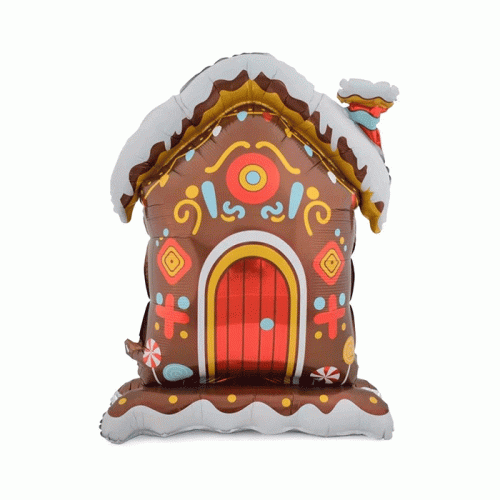 BALON STOJĄCY CHATKA Z PIERNIKA