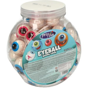 EYE BALL GUMY CANDY ŻELKI PIANKI GALARETKI OCZY 50x10g 50SZT na HALLOWEEN