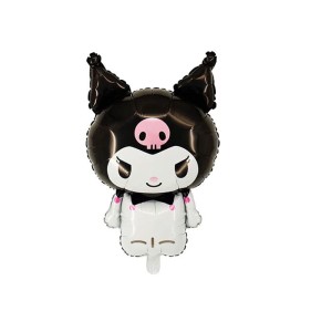 BALON 22" KUROMI CZARNY