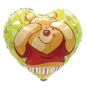 BALON FOLIOWY 18" KUBUŚ PUCHATEK SERCE