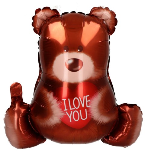 BALON MIŚ I LOVE YOU NA WALENTYNKI