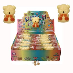 GNIOTEK SQUISHY ANTYSTRESOWY MIŚ Z KULECZKAMI 16SZT