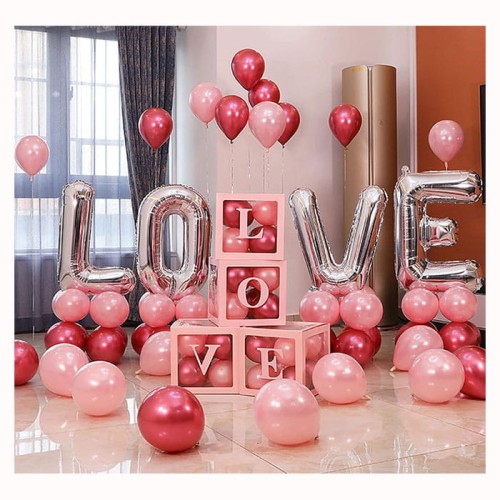 balony zestaw love na walentynki