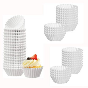 PAPILOTKI OSŁONKI PAPIERKI NA MUFFINKI BIAŁE (12 OPAK.) 540SZT
