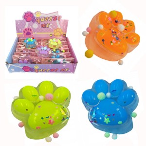 GNIOTEK SQUISHY ANTYSTRESOWY ŁAPKA MIX 16SZT